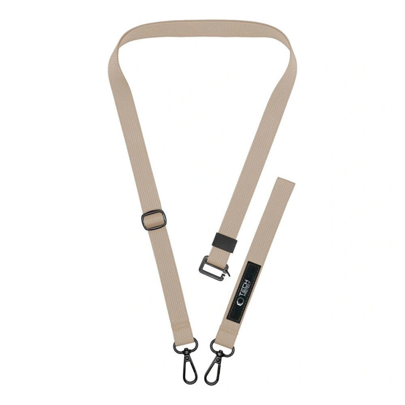 Tech-Protect C6S Rope Crossbody smycz do telefonu 2-in-1, Cosmic Latte (beżowy)