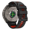 Pasek do zegarka Tech-Protect Iconband Pro do Garmin Fenix 5X / 5X Plus / 6X / 6X Pro / 7X / 8 / 8 Pro / 9 / 9 Pro (47 mm), czarny / czerwony