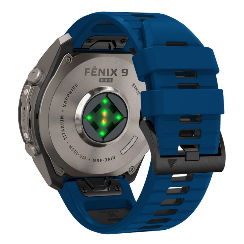 Tech-Protect Iconband Pro THP6047 pasek do zegarka do Garmin Fenix 5X / 5X Plus / 6X / 6X Pro / 7X / 8 / 8 Pro / 9 / 9 Pro (47 mm), granatowy / czarny