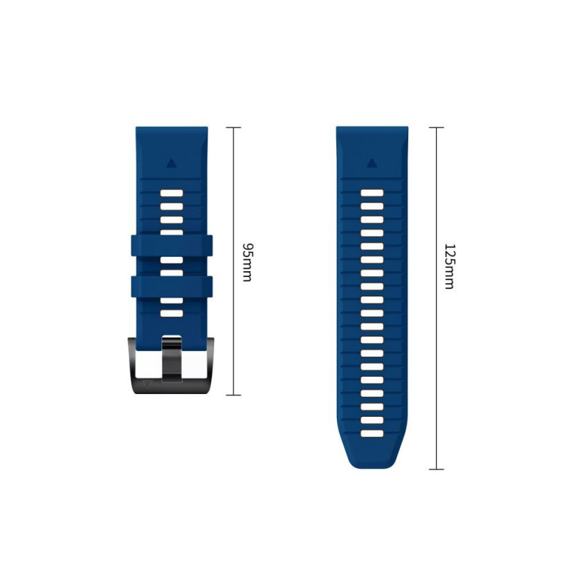 Tech-Protect Iconband Pro THP6047 pasek do zegarka do Garmin Fenix 5X / 5X Plus / 6X / 6X Pro / 7X / 8 / 8 Pro / 9 / 9 Pro (47 mm), granatowy / czarny