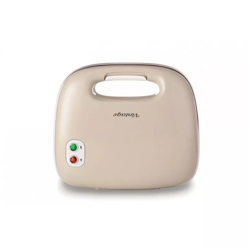 Ariete Opiekacz do kanapek Vintage Sandwich Maker 1963CR, kremowy