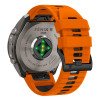 Tech-Protect Iconband Pro THP6048 pasek do zegarka do Garmin Fenix 5X / 5X Plus / 6X / 6X Pro / 7X / 8 / 8 Pro / 9 / 9 Pro (47 mm), pomarańczowo-czarny