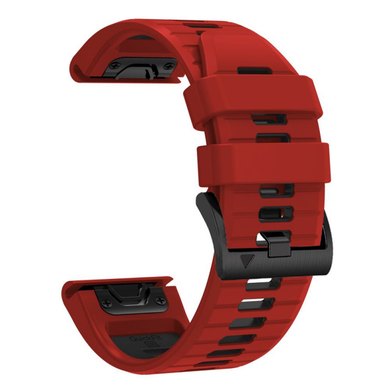 Tech-Protect Iconband Pro THP6043 pasek do zegarka do Garmin Fenix 5X / 5X Plus / 6X / 6X Pro / 7X / 8 / 8 Pro / 9 / 9 Pro (51 mm), czerwono-czarny
