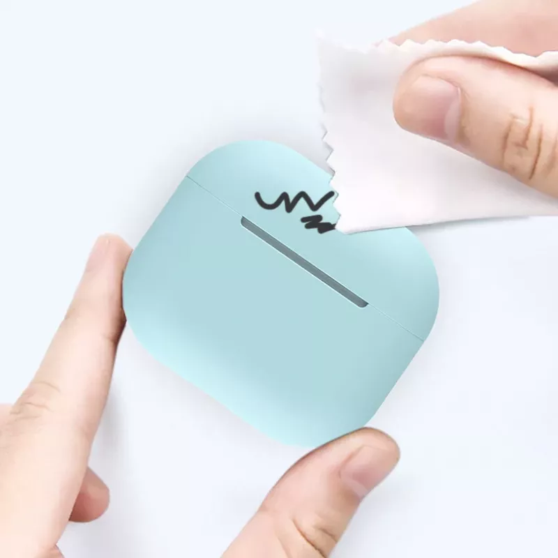 Hurtel etui silikonowe do AirPods 2 / AirPods 1, białe