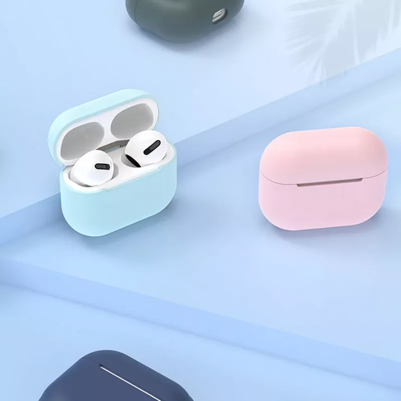 Hurtel etui silikonowe do AirPods 2 / AirPods 1, białe