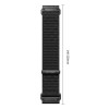 Pasek do zegarka Tech-Protect NylonLoop THP6104 do Garmin Fenix 5X / 5X Plus / 6X / 6X Pro / 7X / 8 / 8 Pro / 9 / 9 Pro (51 mm), czarny