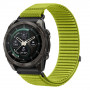 Pasek do zegarka Tech-Protect NylonLoop THP6106 do Garmin Fenix 5X / 5X Plus / 6X / 6X Pro / 7X / 8 / 8 Pro / 9 / 9 Pro (51 mm), electric lime