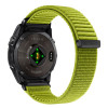 Pasek do zegarka Tech-Protect NylonLoop THP6106 do Garmin Fenix 5X / 5X Plus / 6X / 6X Pro / 7X / 8 / 8 Pro / 9 / 9 Pro (51 mm), electric lime