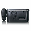 Lenco CR-615BK Zegar radiowy z budzikiem i projekcją, DAB+/FM, czarny
