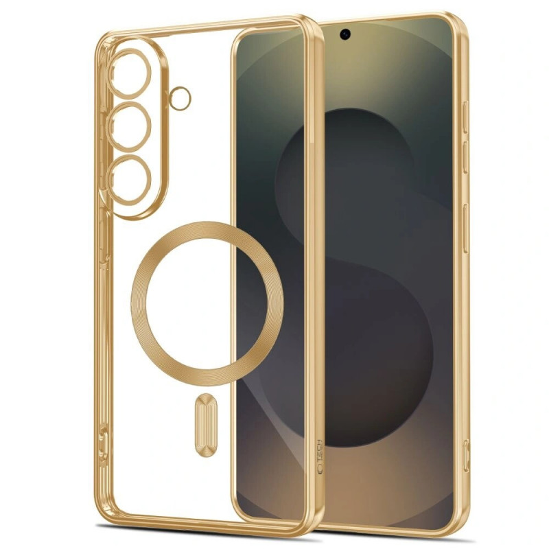 Etui Tech-Protect MagFlex MagSafe do Samsung Galaxy S26, Shiny Gold