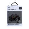 Etui ochronne UNIQ Valencia dla Apple Watch Series 4/5/6/SE 44 mm, Gunmetal Grey