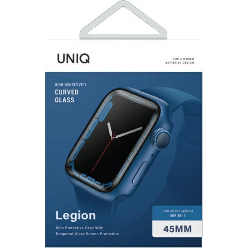UNIQ Legion etui do Apple Watch Series 7/8/9 45 mm, niebieskie