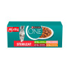 Purina ONE Sterilcat karma dla kotów, wołowina i marchewka, 60 x 85 g