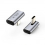 Tech-Protect UltraBoost AA03 kątowy adapter USB-C, szary