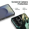 Etui Tech-Protect Lamano MagSafe do Samsung Galaxy S26 Ultra, czarno-zielone
