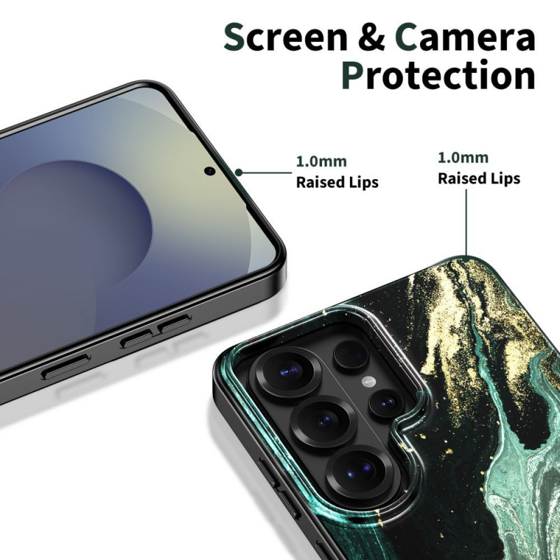 Etui Tech-Protect Lamano MagSafe do Samsung Galaxy S26 Ultra, czarno-zielone