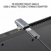 Tech-Protect UltraBoost AA02 kątowy adapter USB-C, szary