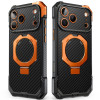 Supcase UB Grip Mag MagSafe etui aramidowe do Apple iPhone 17 Pro Max / 18 Pro Max, czarno-pomarańczowe