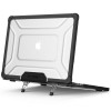 Etui Tech-Protect SmartShell Pro do Apple MacBook Air 13" (M2/M3/M4/M5) 2023-2025, czarno-przezroczyste