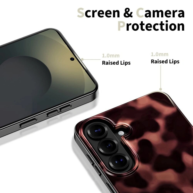 Tech-Protect Lamano MagSafe etui na Samsung Galaxy S26, brązowo-czarne