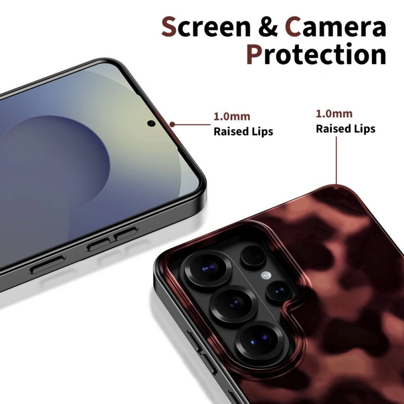 Etui Tech-Protect Lamano MagSafe do Samsung Galaxy S26 Ultra, brązowo-czarne