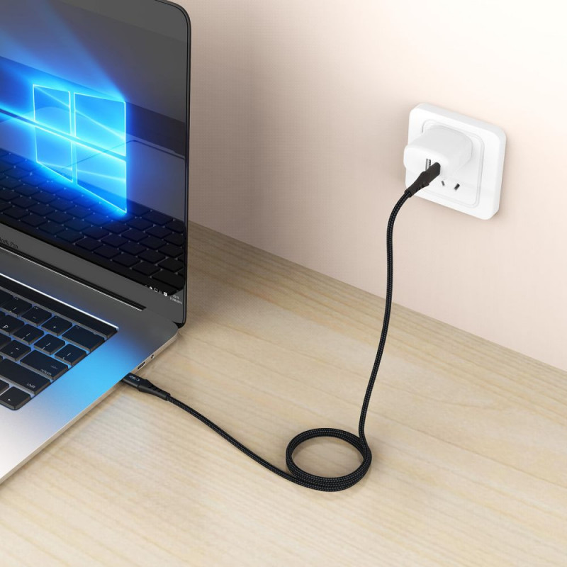 Tech-Protect UB11T Ultraboost kabel USB-C / USB-C, PD 100W, 100 cm, czarny