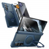 Etui Supcase UB Aero MagSafe do Samsung Galaxy Z Fold 8 Ultra ze szkłem hartowanym i szkłem prywatności, Aramid Blue