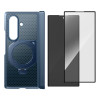 Etui Supcase UB Aero MagSafe do Samsung Galaxy Z Fold 8 Ultra ze szkłem hartowanym i szkłem prywatności, Aramid Blue
