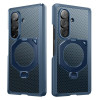 Etui Supcase UB Aero MagSafe do Samsung Galaxy Z Fold 8 Ultra ze szkłem hartowanym i szkłem prywatności, Aramid Blue
