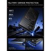 Etui Supcase UB Aero MagSafe do Samsung Galaxy Z Fold 8 Ultra ze szkłem hartowanym i szkłem prywatności, Aramid Black