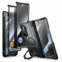 Etui Supcase UB Grip Mag MagSafe do Samsung Galaxy Z Fold 8 ze szkłem hartowanym i szkłem prywatności, czarny