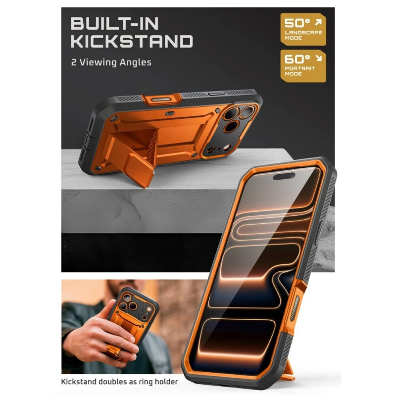 Supcase Unicorn Beetle Pro etui na Apple iPhone 17 Pro Max, koralowy