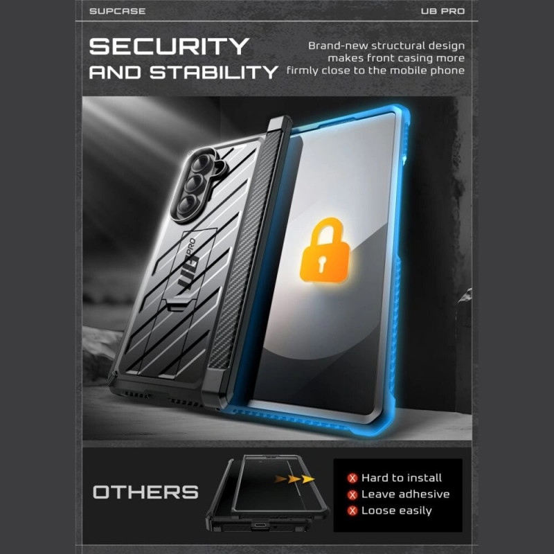 Supcase Unicorn Beetle Pro etui na Samsung Galaxy Z Fold 7, czarny