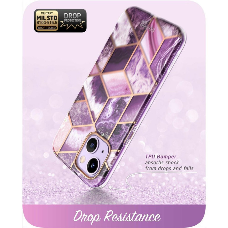 Etui Supcase Cosmo dla Apple iPhone 14 Plus / 15 Plus, Marble Purple