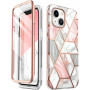 Etui Supcase Cosmo do Apple iPhone 14 Plus / 15 Plus, Pink Marble