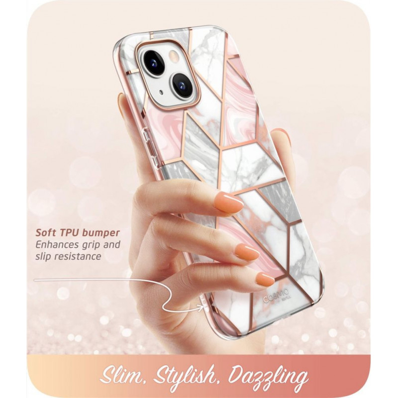 Etui Supcase Cosmo do Apple iPhone 14 Plus / 15 Plus, Pink Marble
