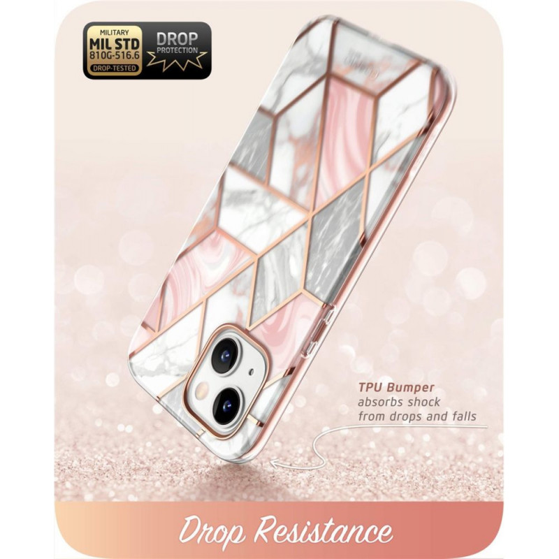 Etui Supcase Cosmo do Apple iPhone 14 Plus / 15 Plus, Pink Marble