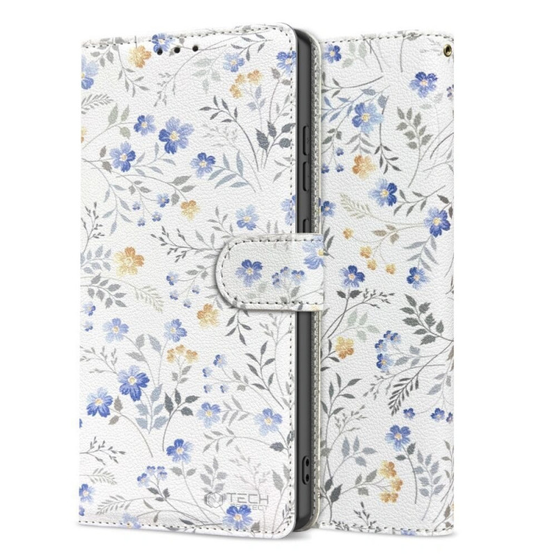 Etui portfelowe Tech-Protect do Samsung Galaxy A57 5G, Spring Flowers