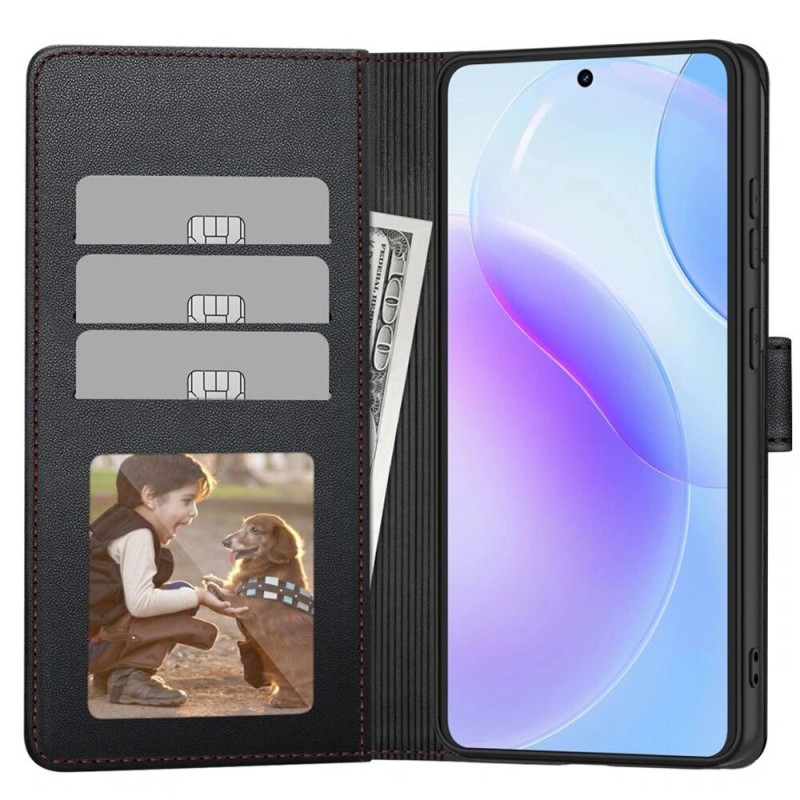 Etui portfel Tech-Protect dla Samsung Galaxy A57 5G, czarno-czerwone