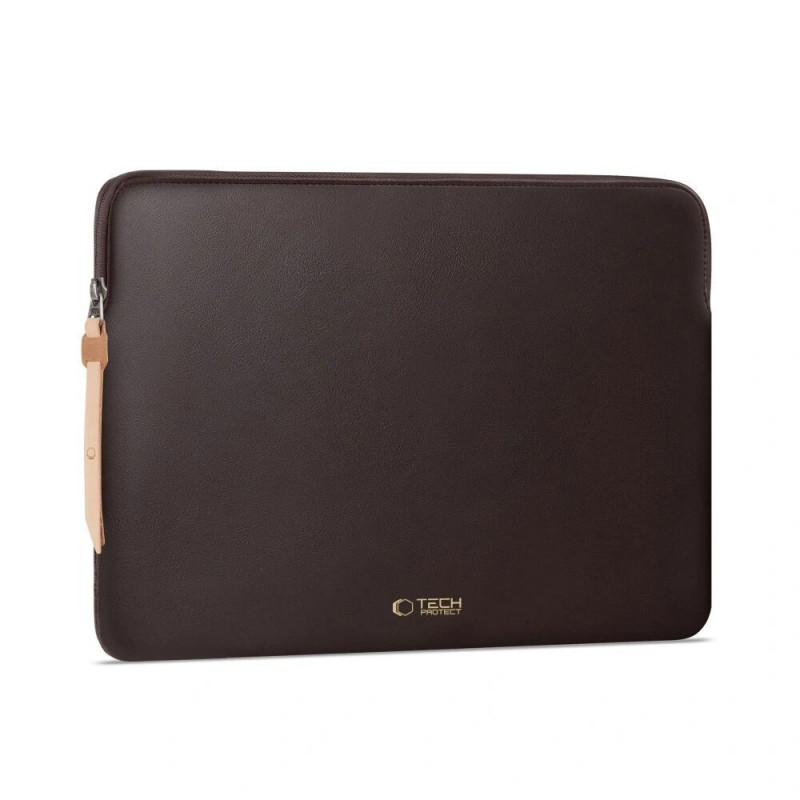 Etui na laptopa Tech-Protect Fleece 13-14", Chocolate (Brown)
