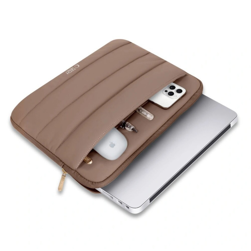 Tech-Protect Fluffy etui na laptopa 15-16", Walnut (brązowy)