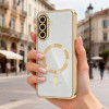 Etui Tech-Protect MagFlex MagSafe do Samsung Galaxy A37 5G, Shiny Gold