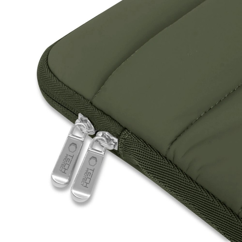 Tech-Protect Fluffy etui na laptopa 13-14", Army Green