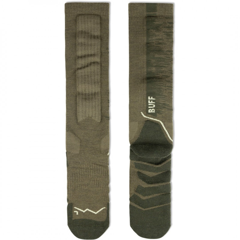 Skarpety Buff Merino HW Over The Calf Socks HWO2 Olive Green L