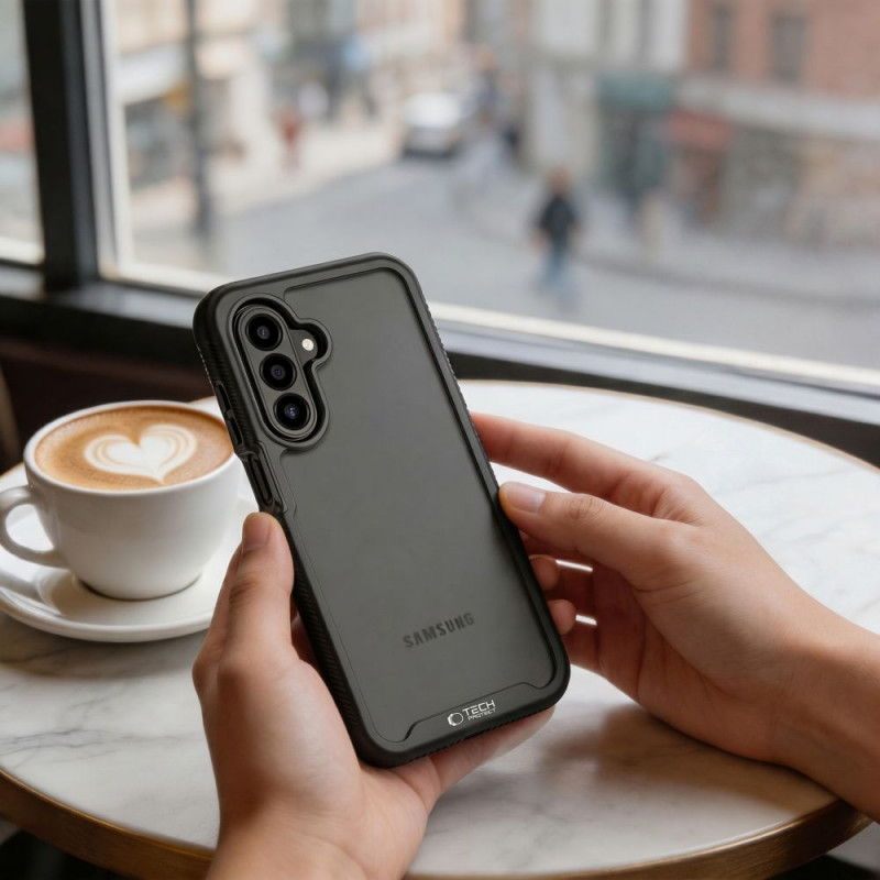 Etui ochronne Tech-Protect Defense do Samsung Galaxy A36 / A56 / A27 / A37 5G, matowa czerń