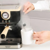 Taurus Onyx Moka ekspres do kawy kolbowy z drewnem 1050 W 20 bar, drewno/czarny/srebrny