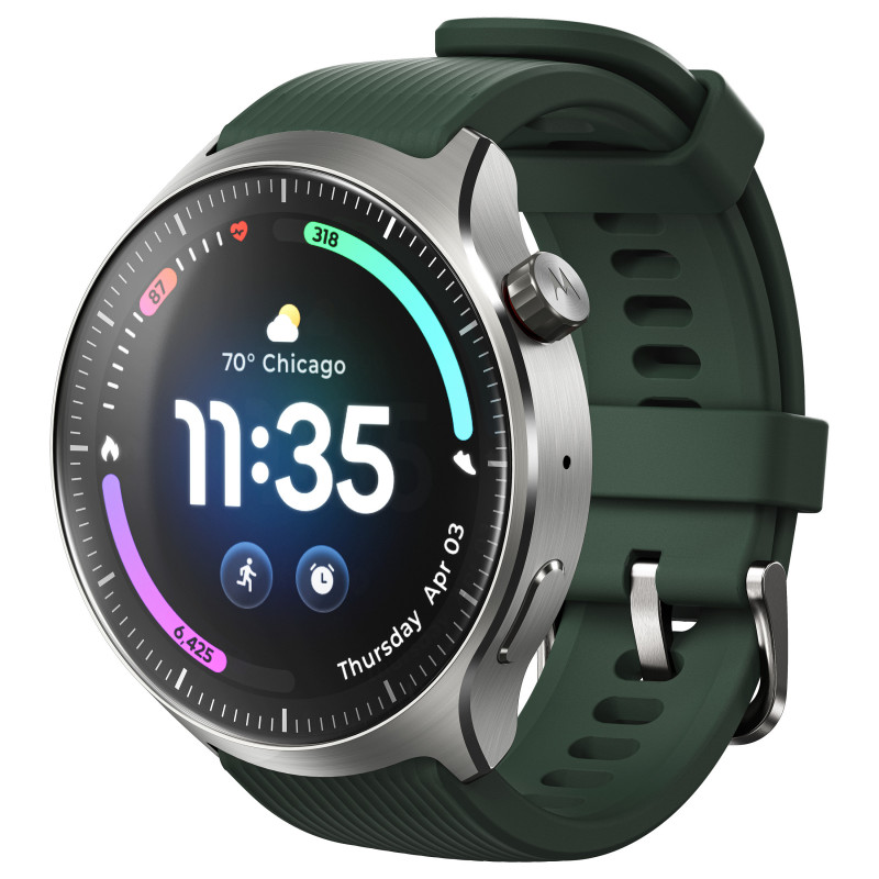 Motorola Moto Watch Ultra PBCX0007SE, srebrny