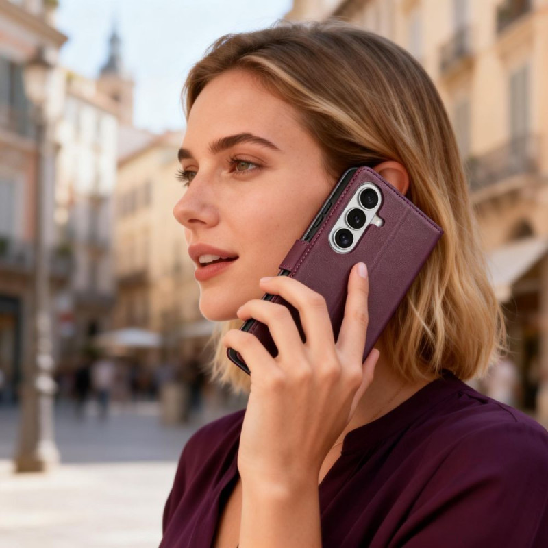 Etui portfel Tech-Protect do Samsung Galaxy A27 5G, Burgundy