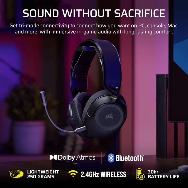 Corsair HS35 V3 Bezprzewodowy zestaw słuchawkowy do PlayStation CA-9011410-WW, Carbon