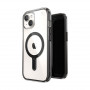 Etui Speck Presidio Perfect-Clear ClickLock & MagSafe SPK526 do Apple iPhone 15 / 14 / 13, Clear / Frosted Black / Slate Grey